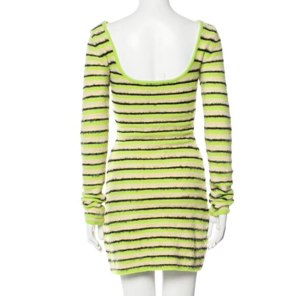 The Wolf Gang Australia Este Soft Fuzzy Knit Bodycon Mini Dress M $465 - Picture 9 of 10